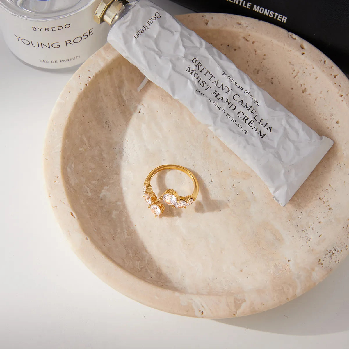 Classic 18K Gold Plated Stainless Steel Ring