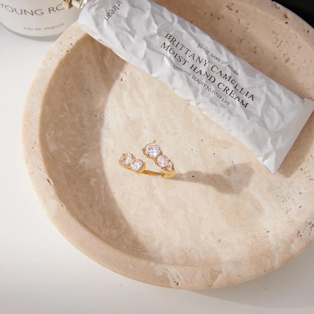 Classic 18K Gold Plated Stainless Steel Ring