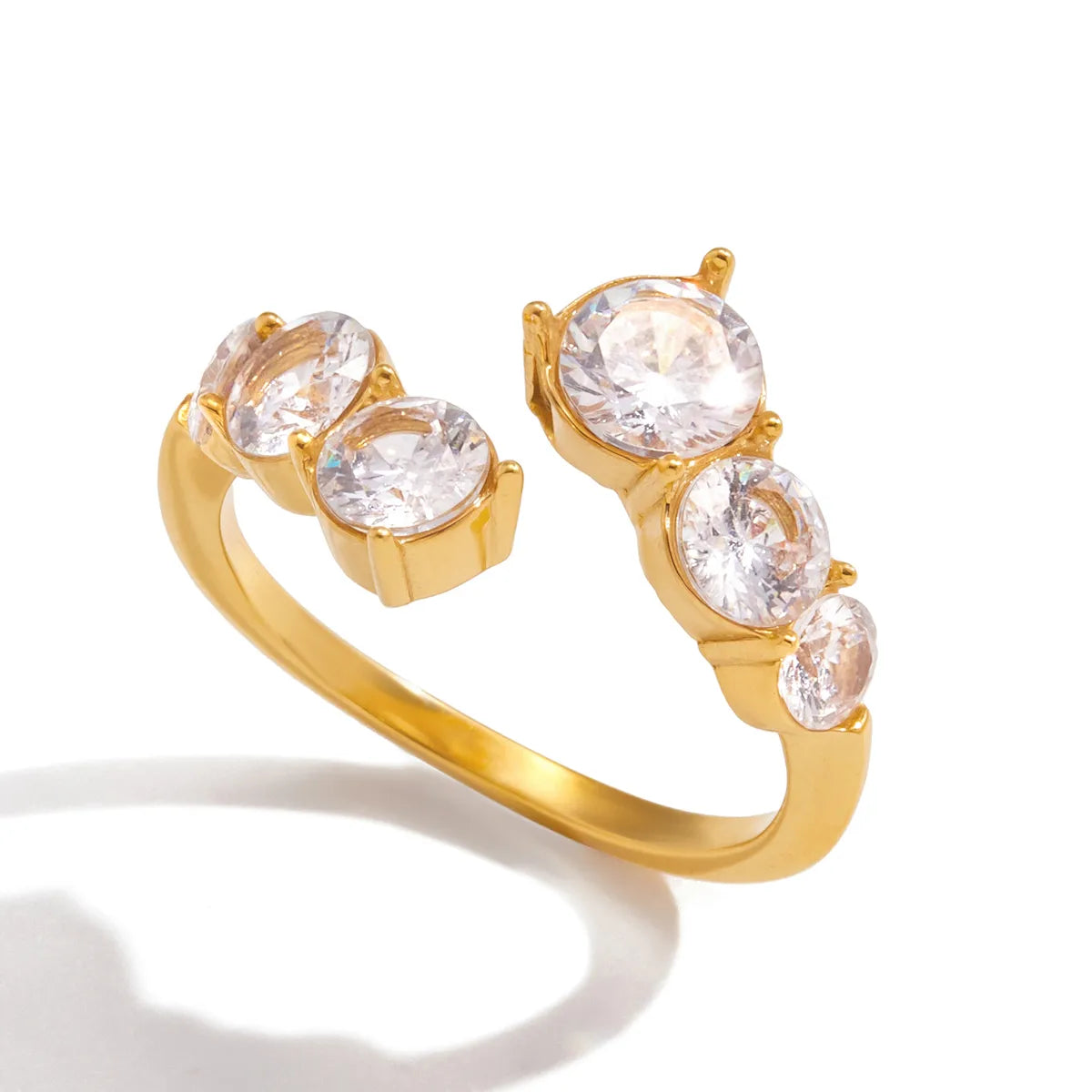 Classic 18K Gold Plated Stainless Steel Ring