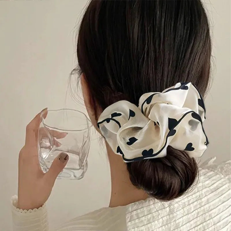 Elegant Polka Dots Nylon Hair Tie